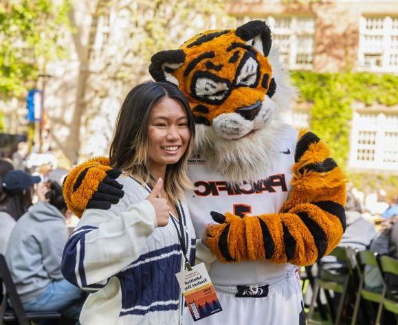 Powercat and an admitted student